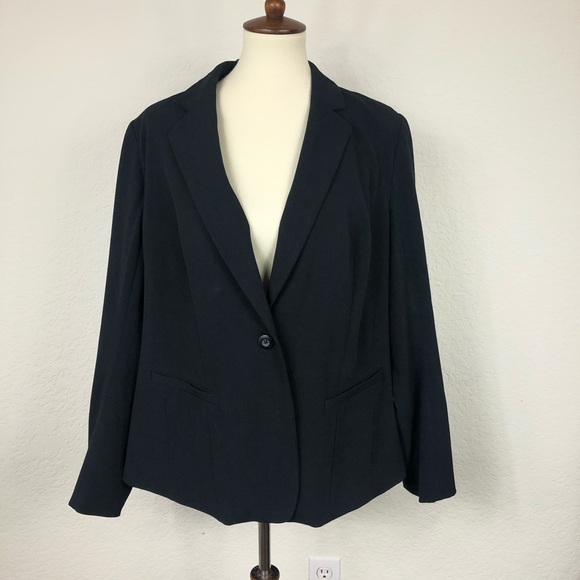 Lane Bryant Jackets & Blazers - Lane Bryant Black Blazer Jacket Sz 18